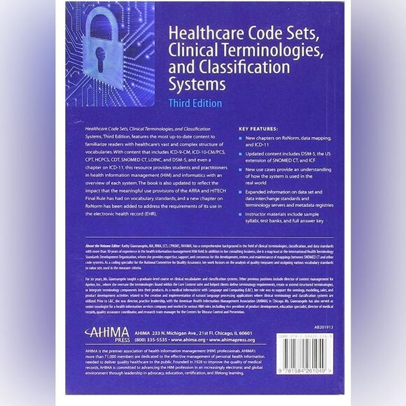Healthcare Code‎ Sets, Clinical Terminologies, and Classification Systems 3rd Ed - Picture 2 of 2